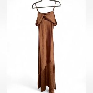 Forever 21 Strapless Brown Dress